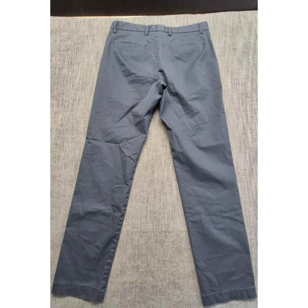 Banana Republic Slim Fit Chino Pants men's 33x32 dusty blue stretch flat front